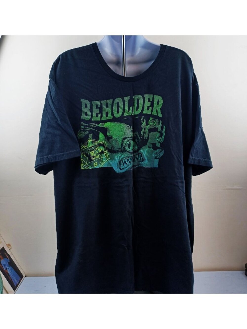 Beholder 2022 Wizards of the Coast Black T Shirt Short Sleeve Size 3 XL
